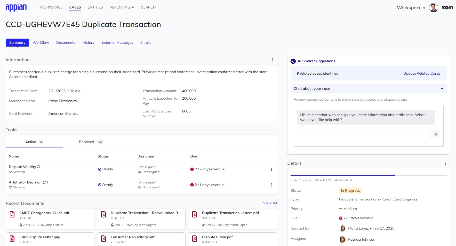 AI Chat Panel and Related Cases
